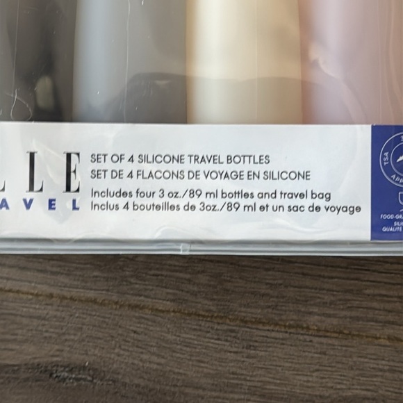 Elle Travel Silicone Travel Bottles Set - NEW! - Picture 3 of 4